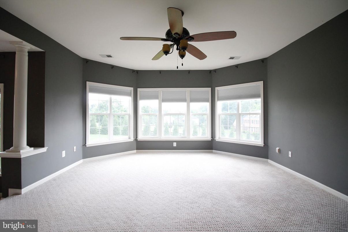 Empty room, Fireplace, Interior