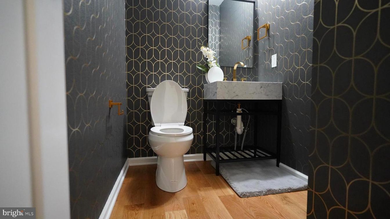 Bathroom, Interior, Wood Texture Flooring