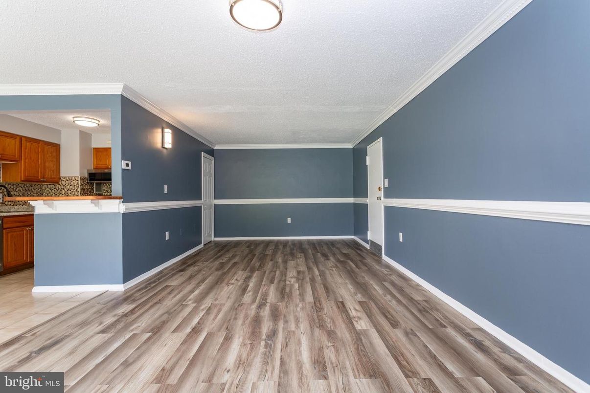 Empty room, Interior, Kitchen, Wood Texture Flooring