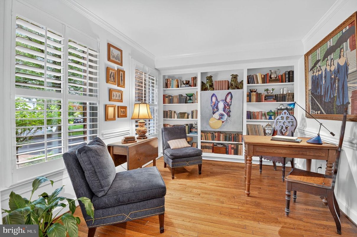 Home Office, Interior, Wood Texture Flooring
