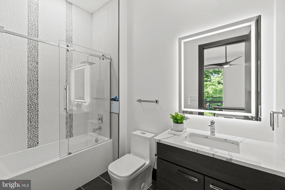 Bathroom, Glass Shower, Interior