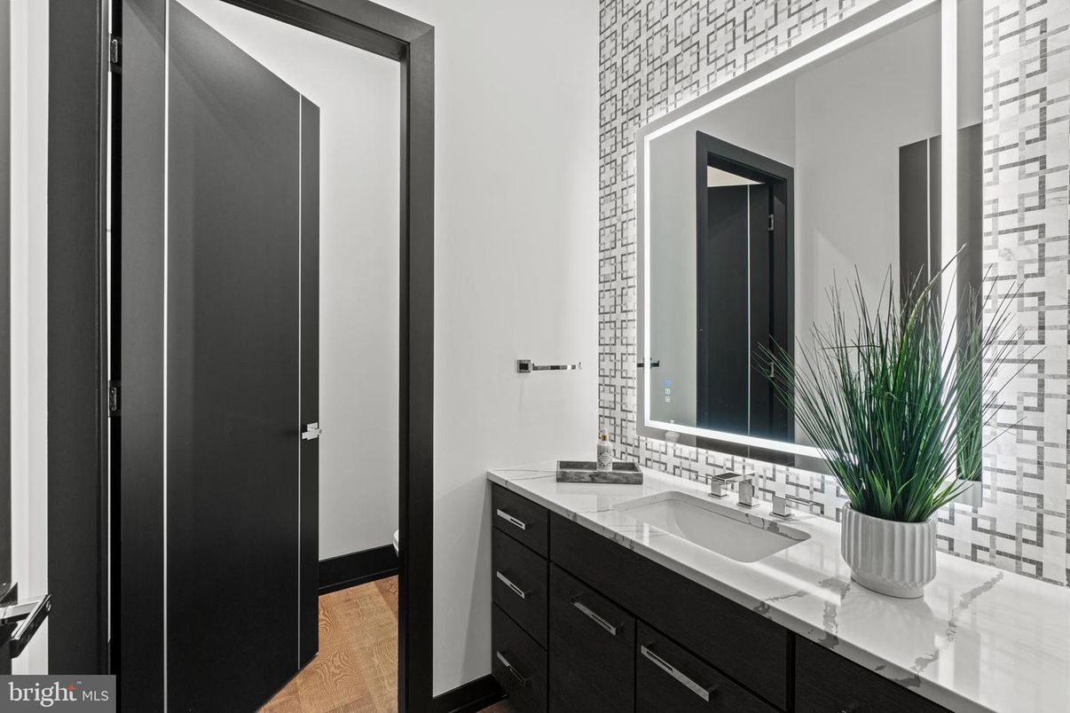 Bathroom, Interior, Wood Texture Flooring