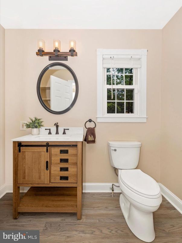 Bathroom, Interior, Wood Texture Flooring