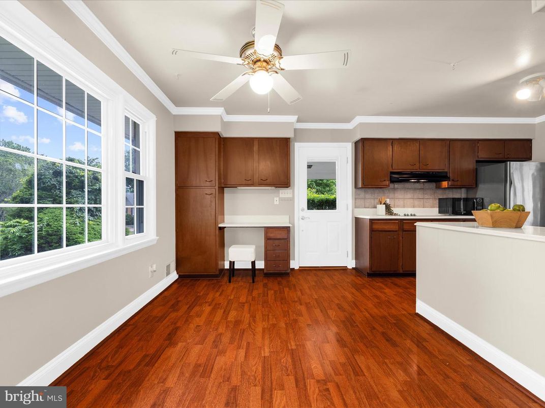 Interior, Kitchen, Wood Texture Flooring