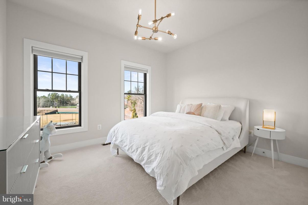 Bedroom, Interior, Pendant Lights