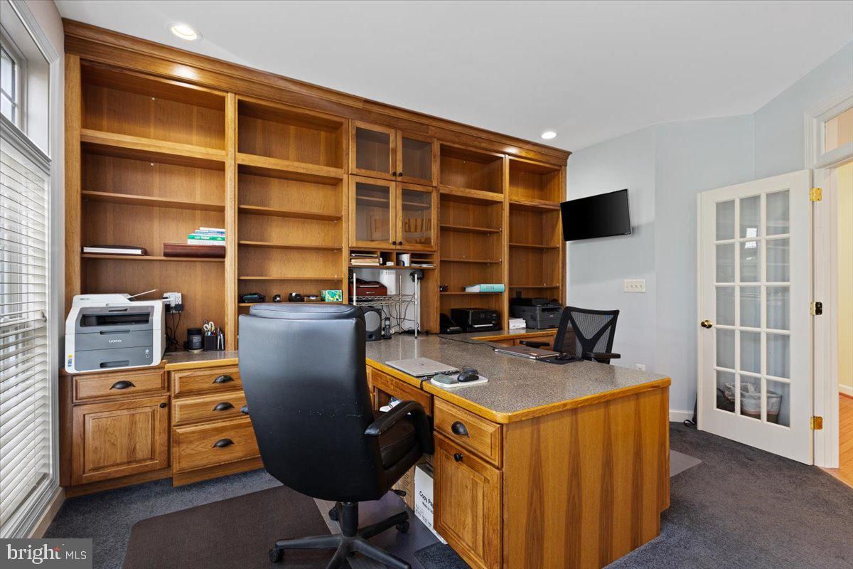 Home Office, Interior, Recessed Lighting