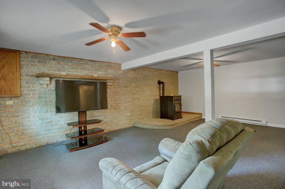 Interior, Living room, Stone Walls