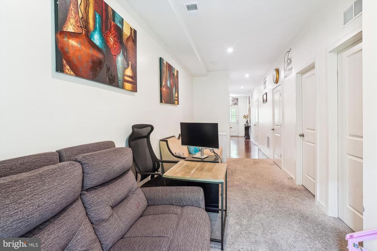 Home Office, Interior, Recessed Lighting
