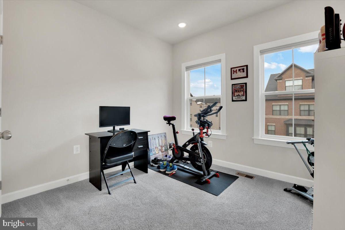 Fitness Equipment, Home Office, Interior, Recessed Lighting
