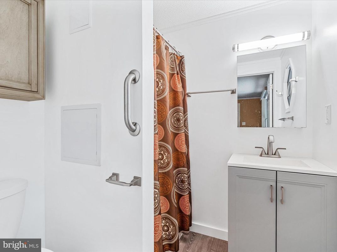 Bathroom, Interior, Wood Texture Flooring