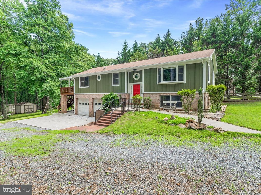 Attached, Backyard, Exterior, Facade, Raised Ranch