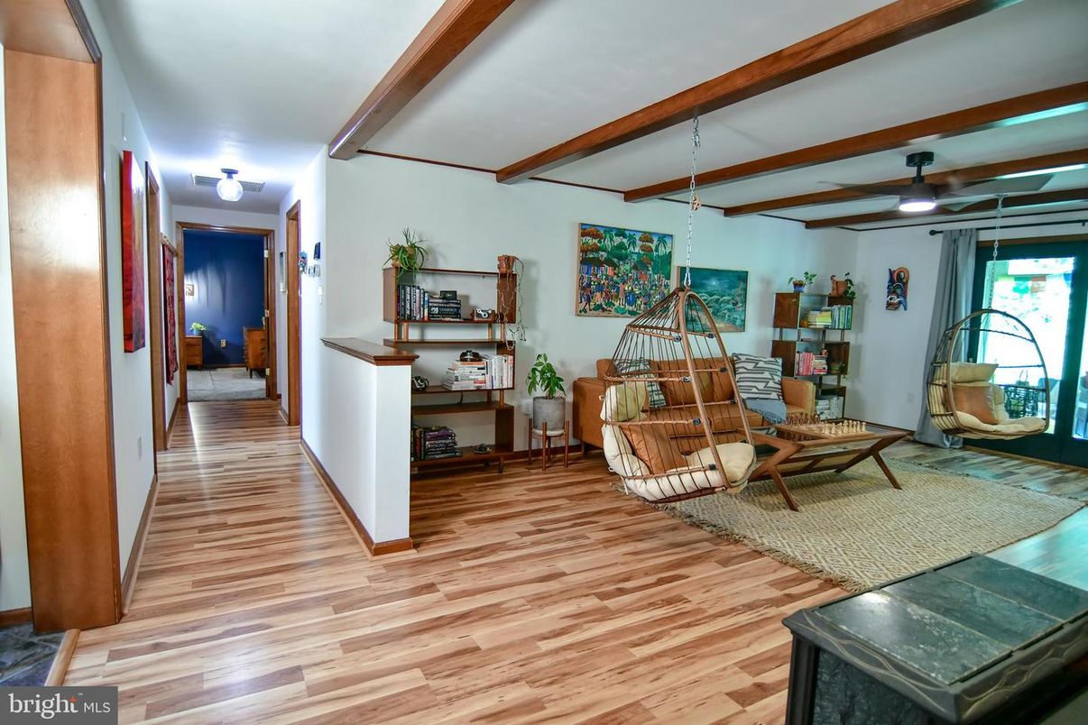 Interior, Wooden Beams, Wood Texture Flooring