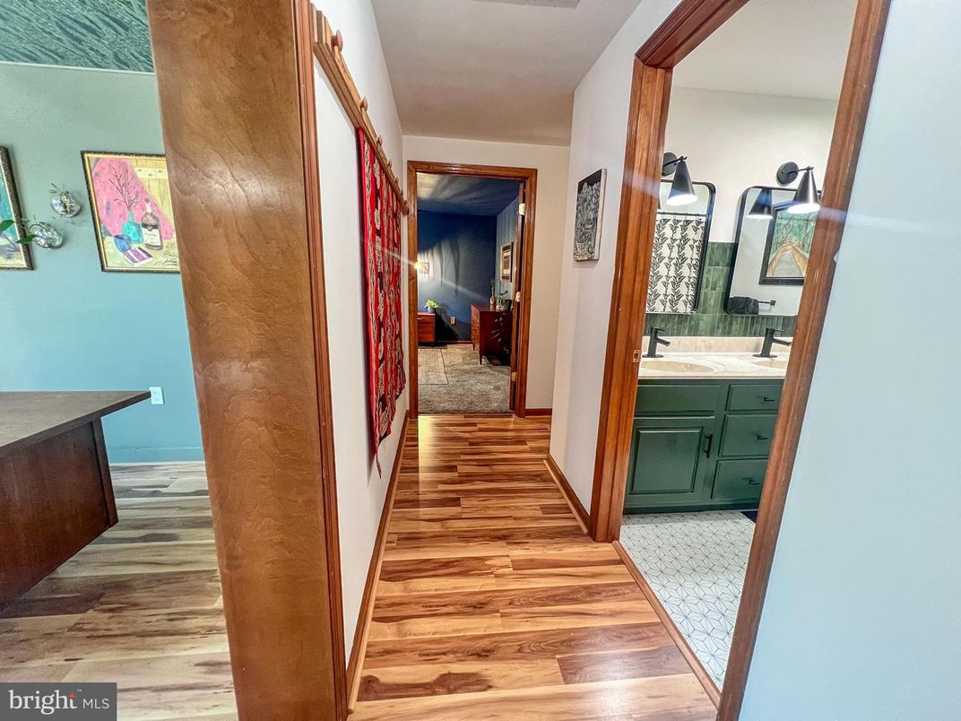 Bathroom, Interior, Wood Texture Flooring