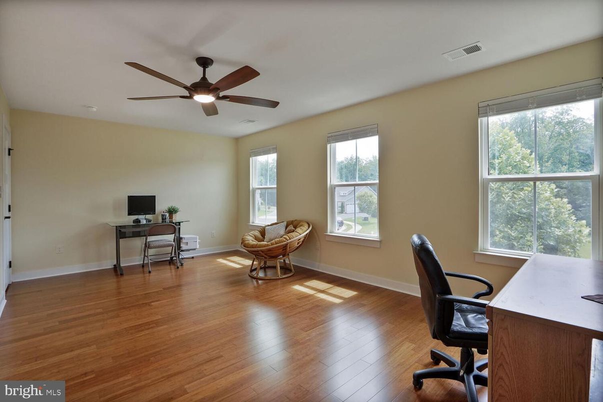 Home Office, Interior, Wood Texture Flooring