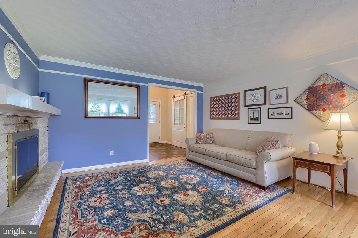 Fireplace, Interior, Wood Texture Flooring