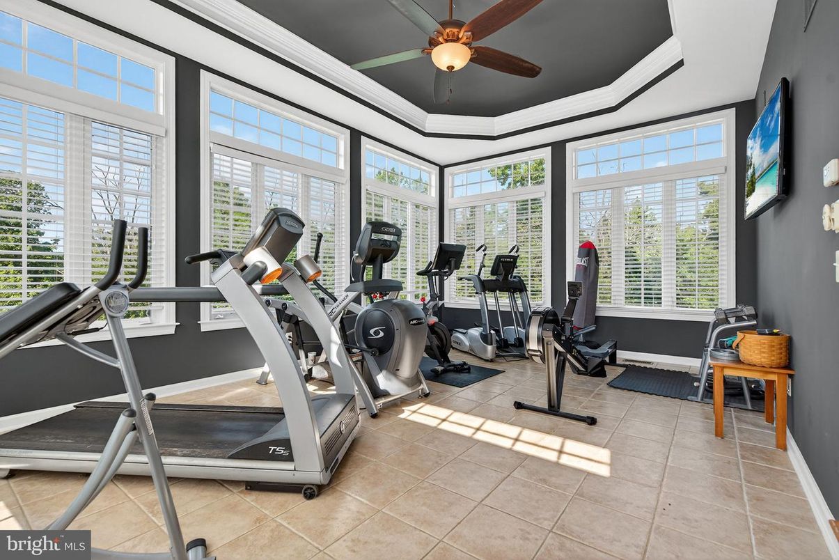 Fitness Equipment, Gym, Interior