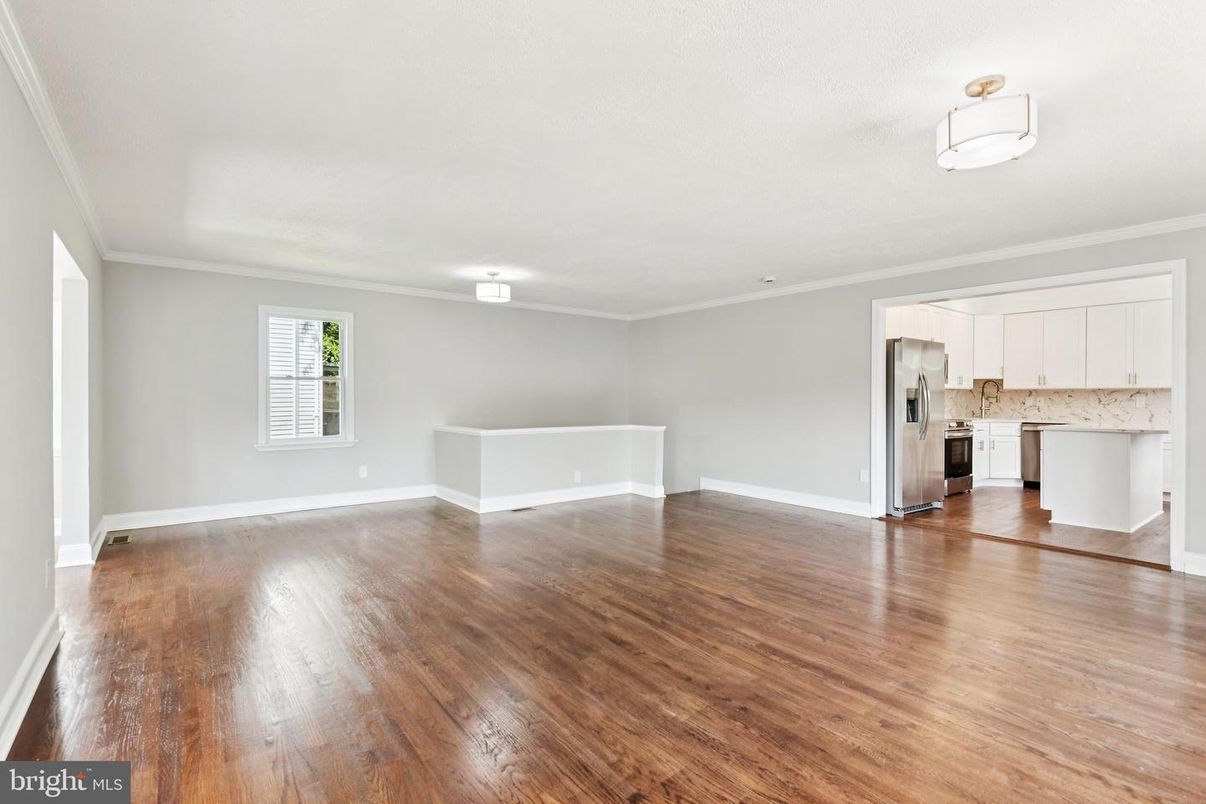 Empty room, Interior, Kitchen, Wood Texture Flooring