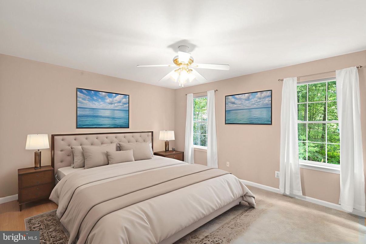 Bedroom, Interior, Wood Texture Flooring