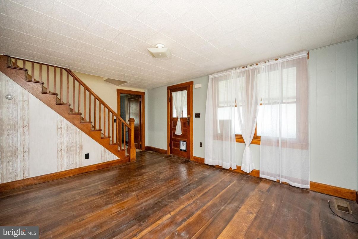 Empty room, Interior, Wood Texture Flooring
