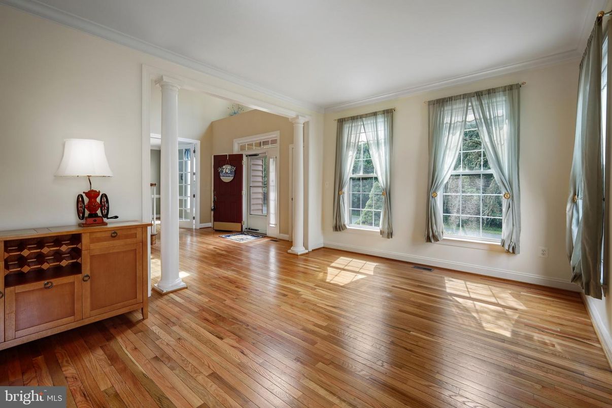 Empty room, Interior, Wood Texture Flooring