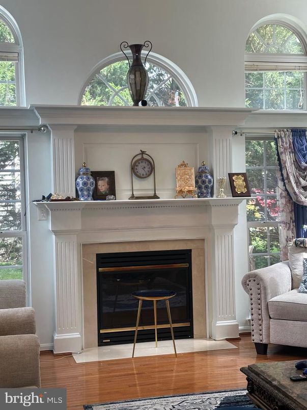 Fireplace, Interior, Wood Texture Flooring