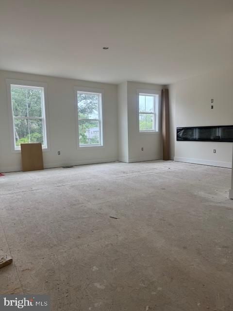 Empty room, Fireplace, Interior