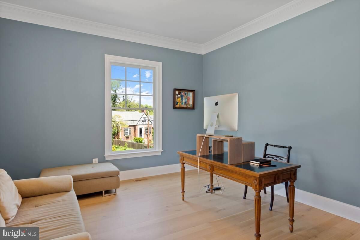 Home Office, Interior, Wood Texture Flooring
