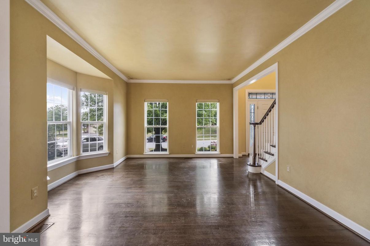 Empty room, Interior, Wood Texture Flooring