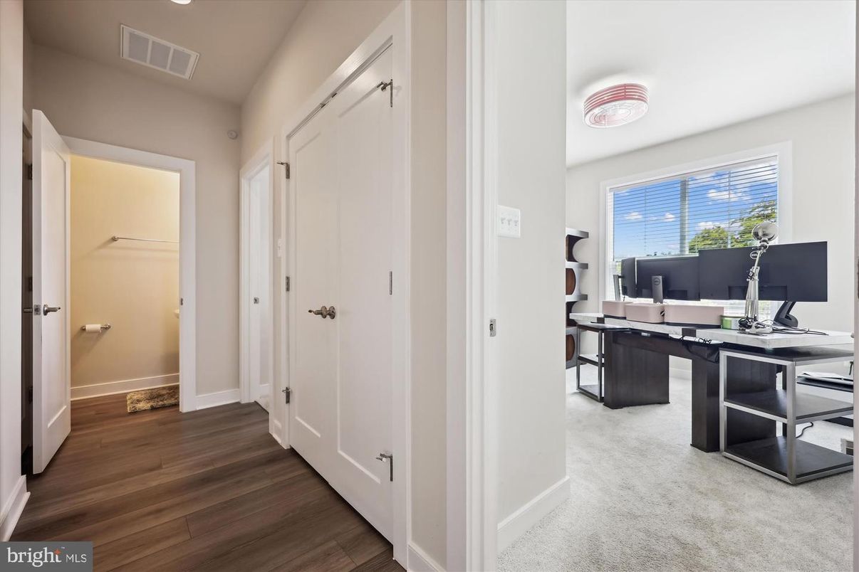 Home Office, Interior, Wood Texture Flooring