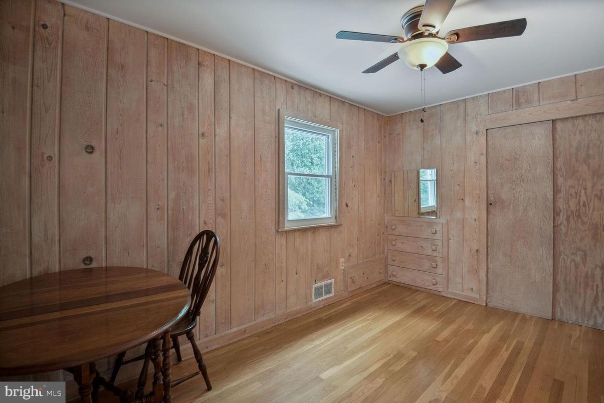 Dining room, Interior, Wood Texture Flooring, Wooden Walls