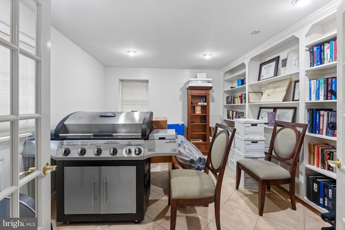 Home Office, Interior, Recessed Lighting