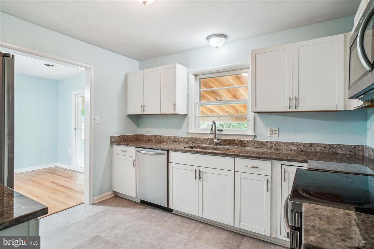 Interior, Kitchen, Wood Texture Flooring