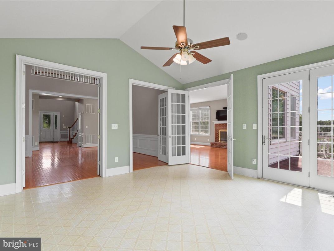 Empty room, Fireplace, Interior, Wood Texture Flooring