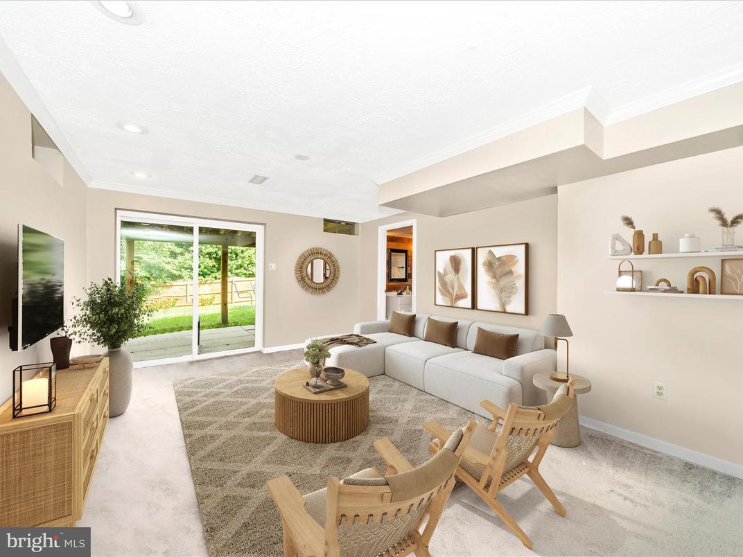 Interior, Living room, Recessed Lighting