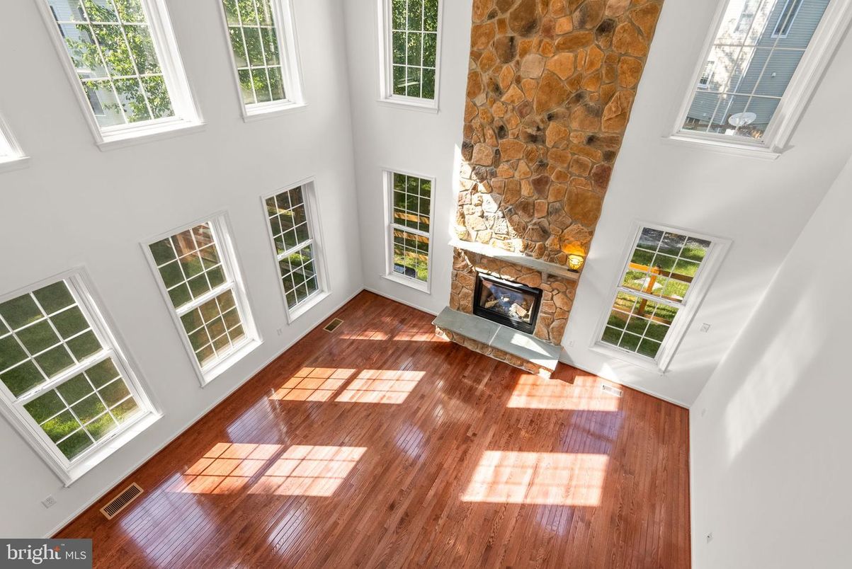 Fireplace, Interior, Stone Walls, Wood Texture Flooring