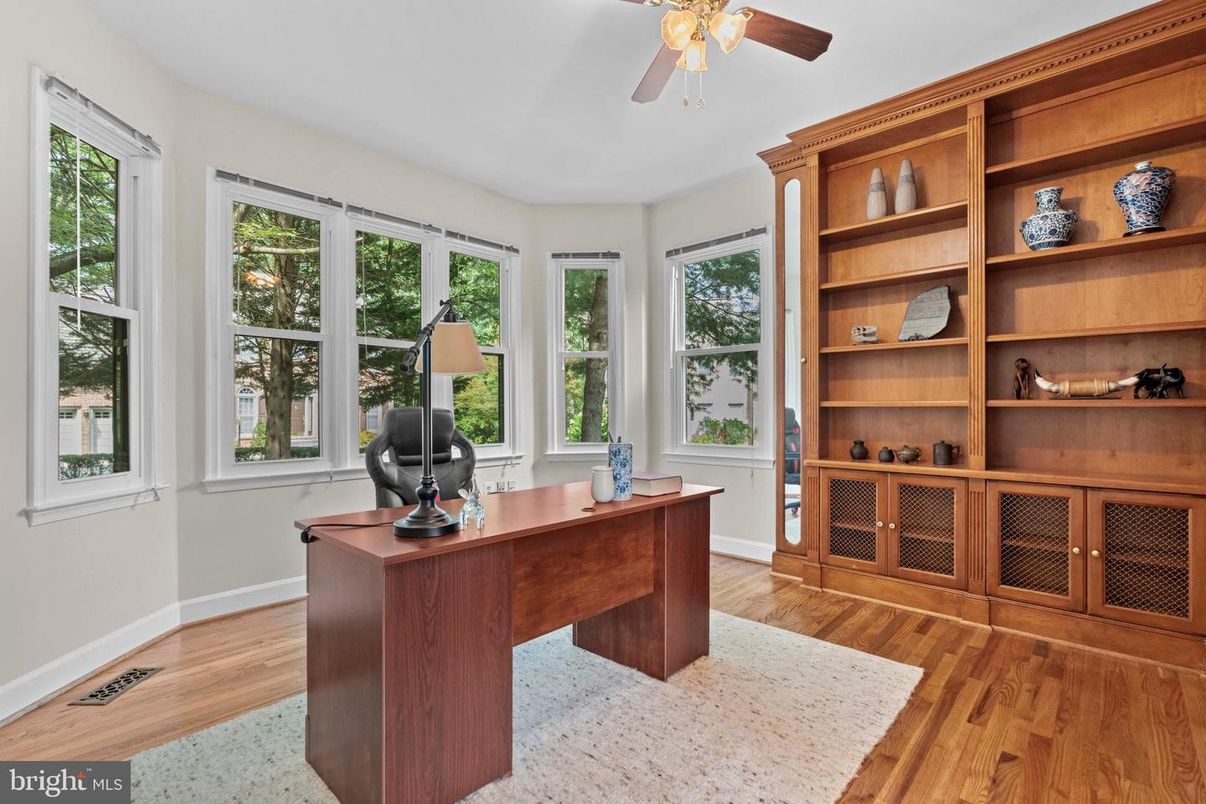 Home Office, Interior, Wood Texture Flooring