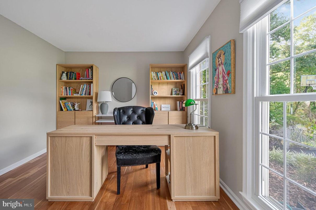 Home Office, Interior, Wood Texture Flooring