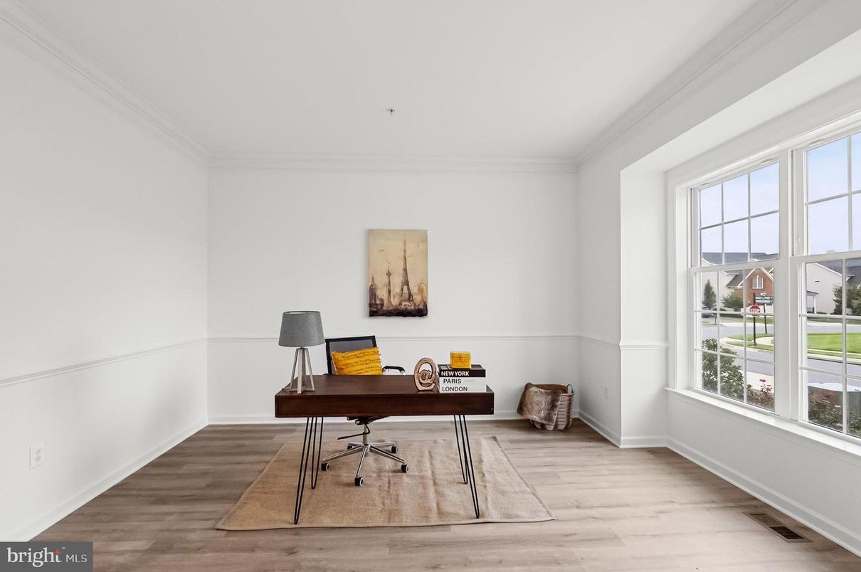 Home Office, Interior, Wood Texture Flooring