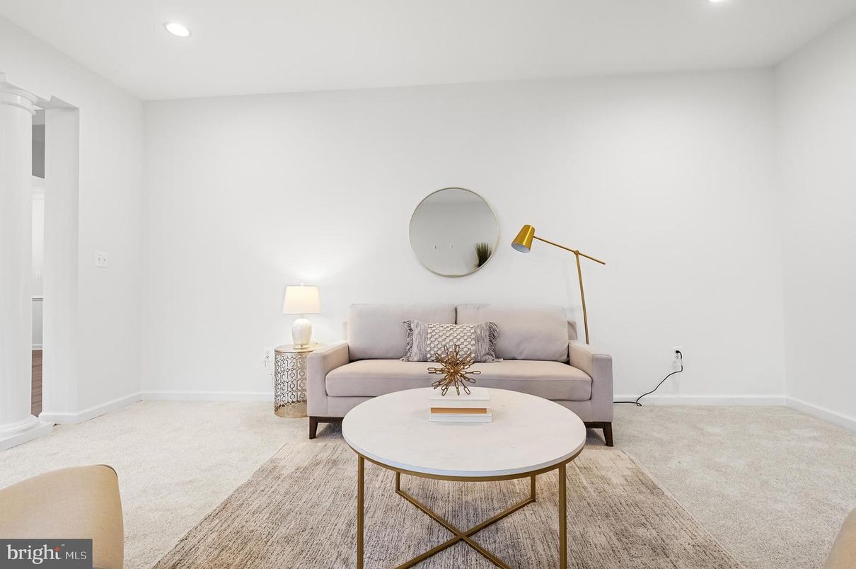 Interior, Living room, Recessed Lighting