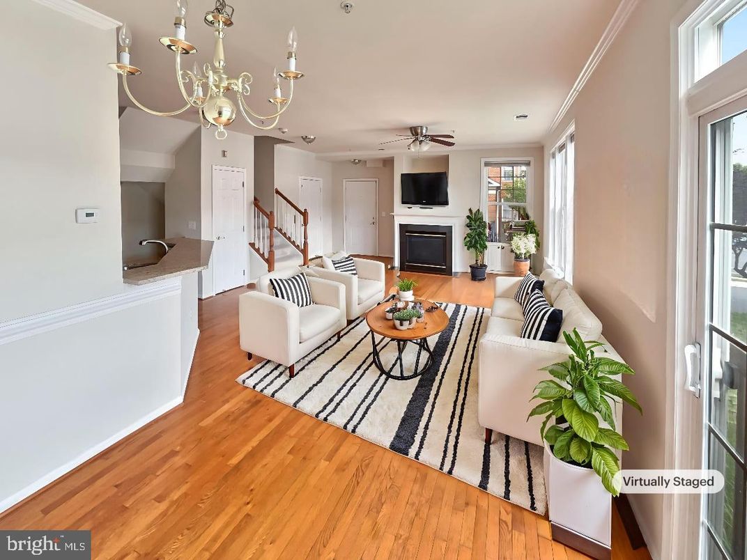Chandelier, Fireplace, Interior, Living room, Wood Texture Flooring