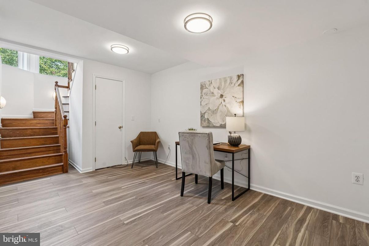 Home Office, Interior, Wood Texture Flooring