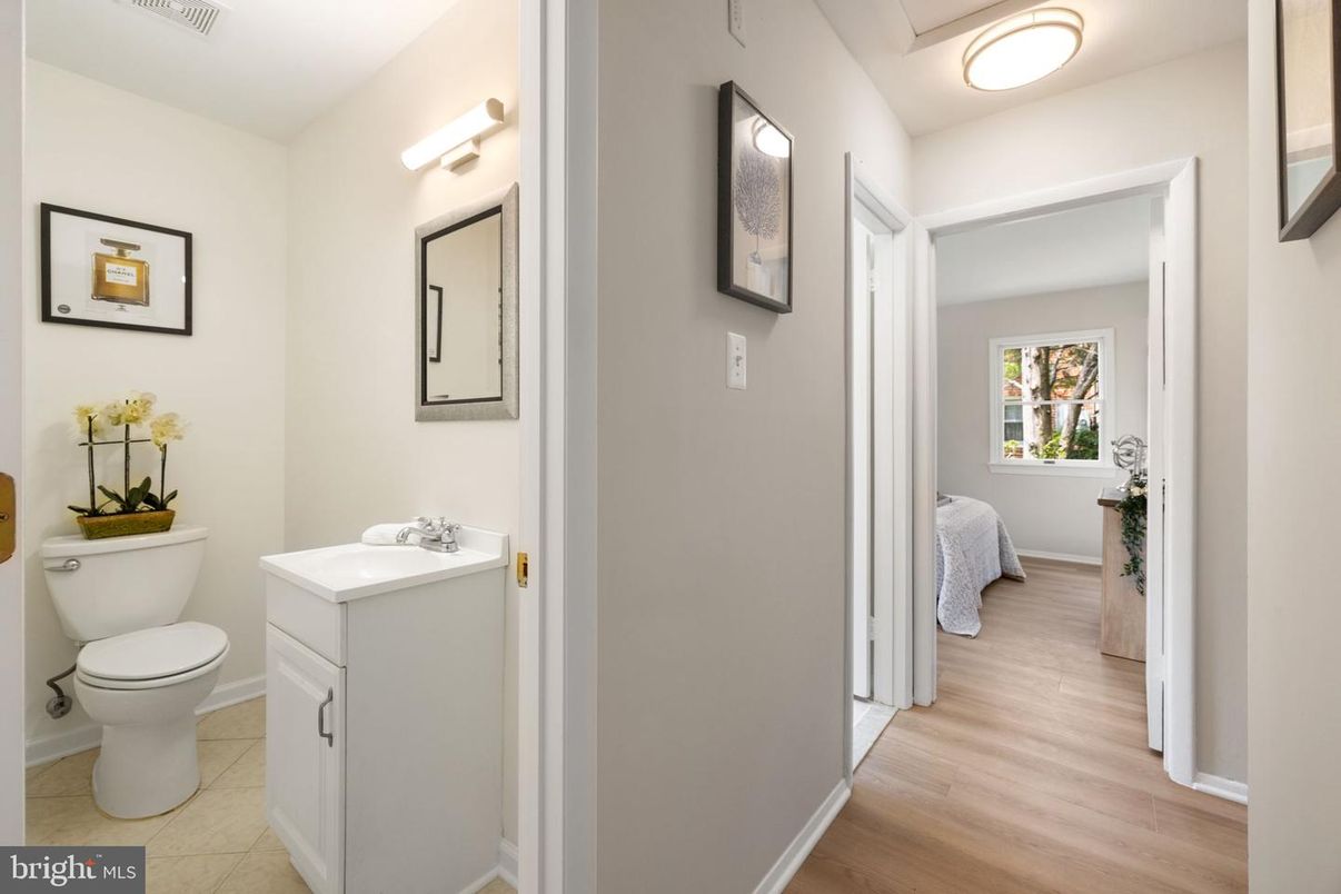 Bathroom, Interior, Wood Texture Flooring