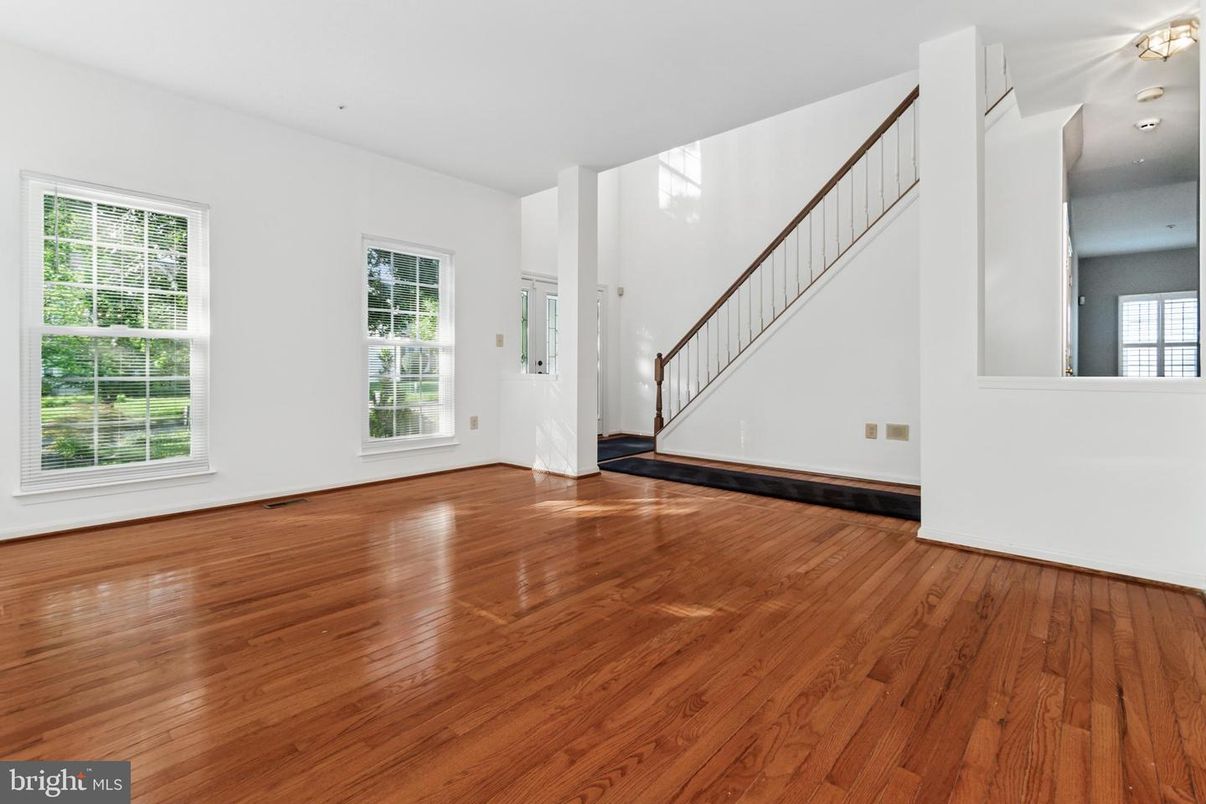 Empty room, Interior, Wood Texture Flooring