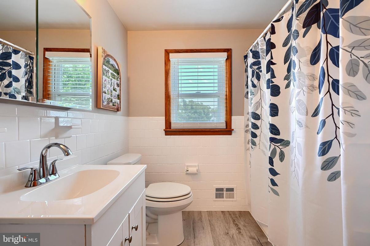 Bathroom, Interior, Wood Texture Flooring