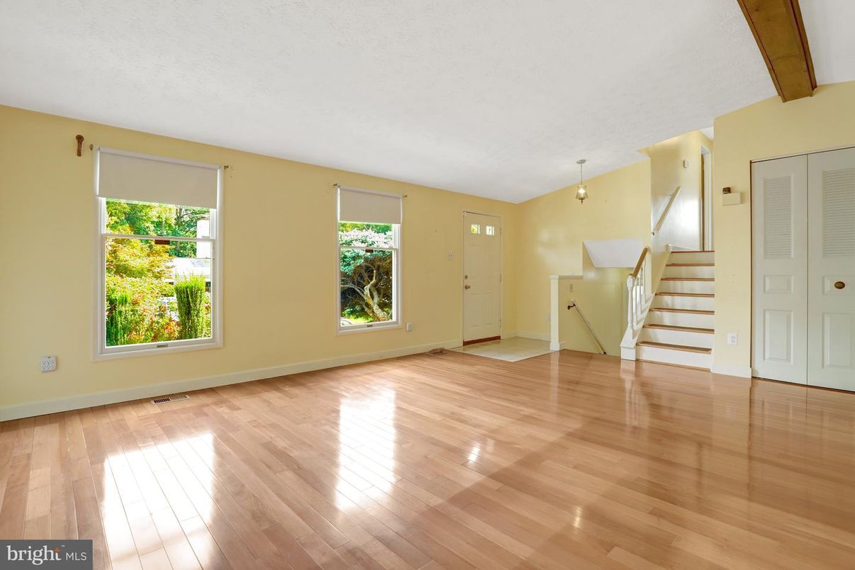 Empty room, Interior, Wood Texture Flooring