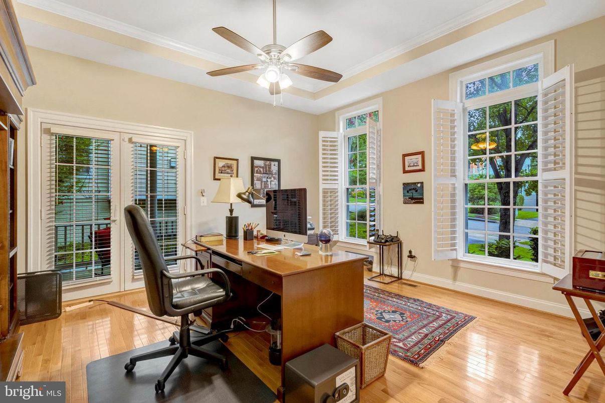 Home Office, Interior, Wood Texture Flooring