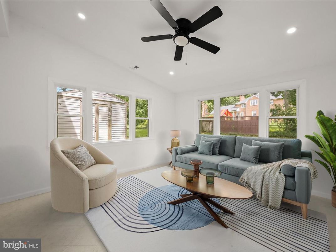 Interior, Living room, Recessed Lighting