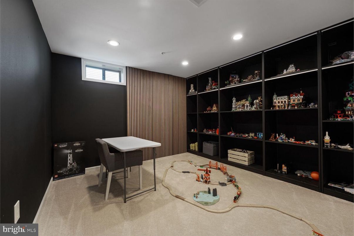 Home Office, Interior, Recessed Lighting