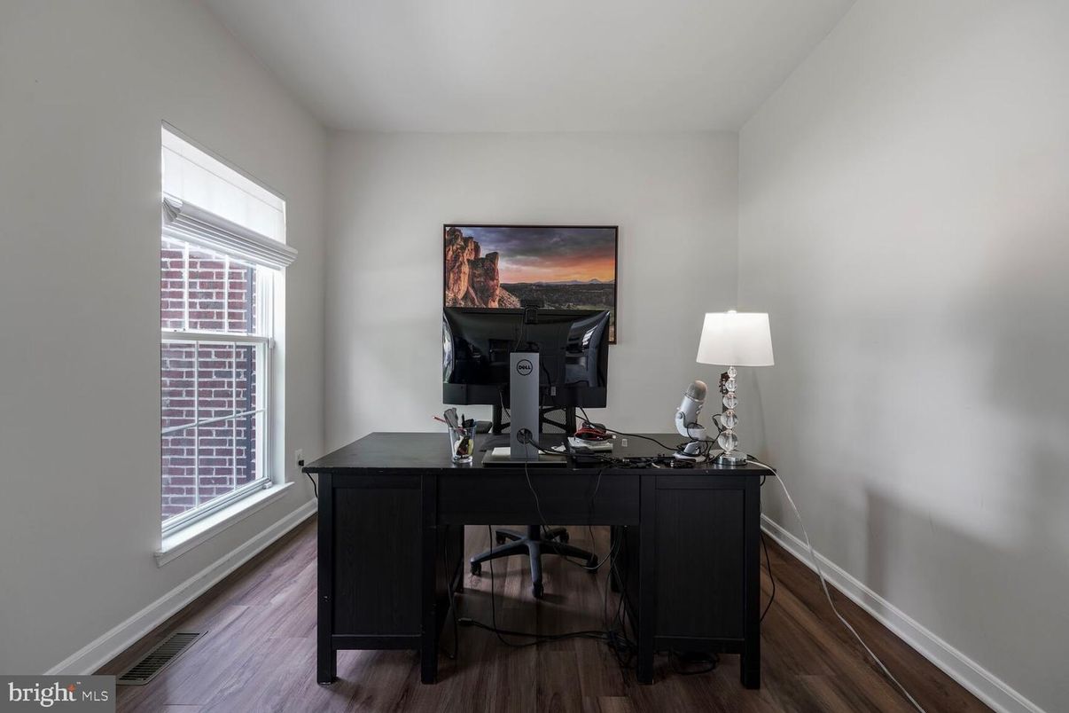 Home Office, Interior, Wood Texture Flooring