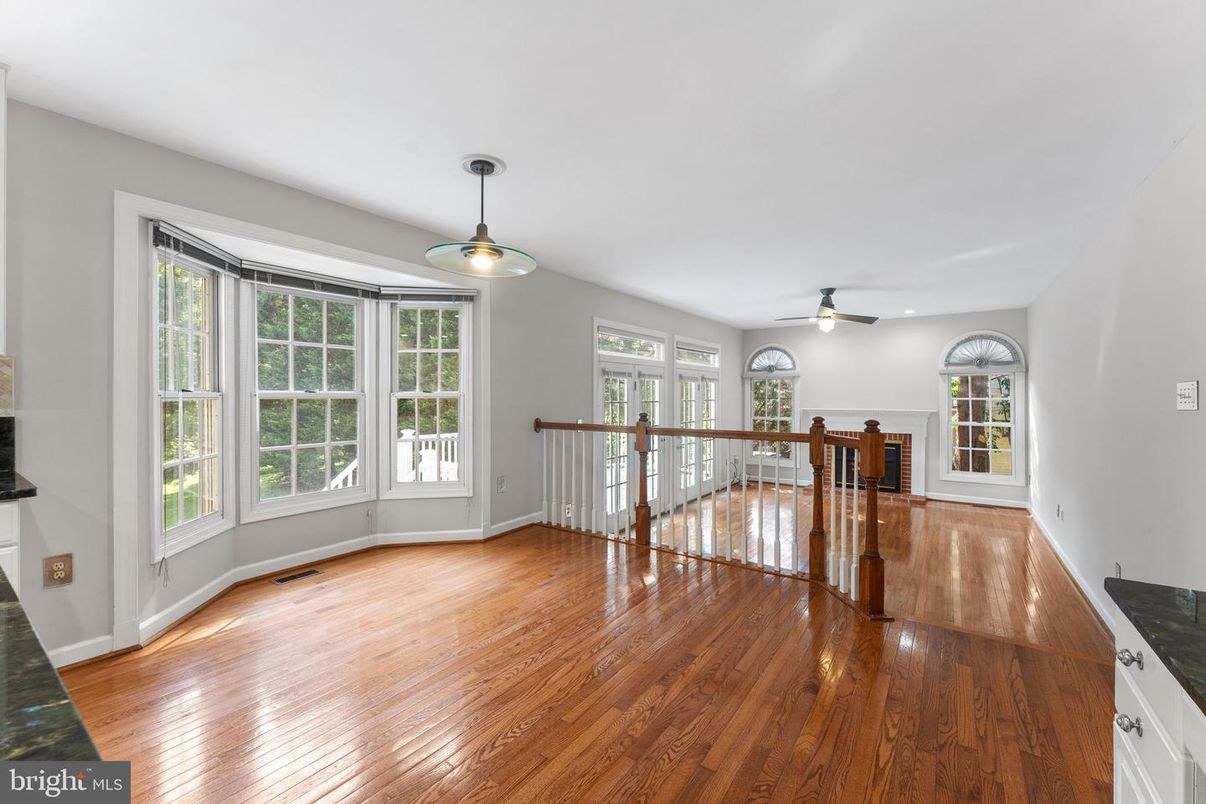 Empty room, Interior, Wood Texture Flooring